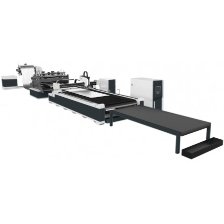 Automatic Coil-fed Fibre Laser Cutting Line CORMAK LF3015RL | Sheet Metal Laser | CORMAK