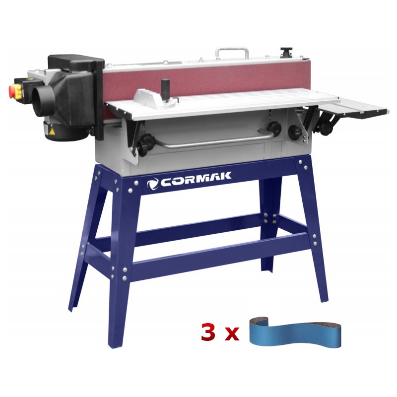 Belt Edge Sander CORMAK MM2315Q 400V + 3 Belts | Woodworking Machine | CORMAK