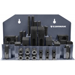 M10 Clamping Kit for 12mm T-Slots 58 pcs | Milling Table Fixture Set | CORMAK