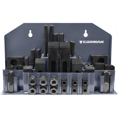 M12 Clamping Kit for 14mm T-Slots 58 pcs | Milling Table Fixture Set | CORMAK