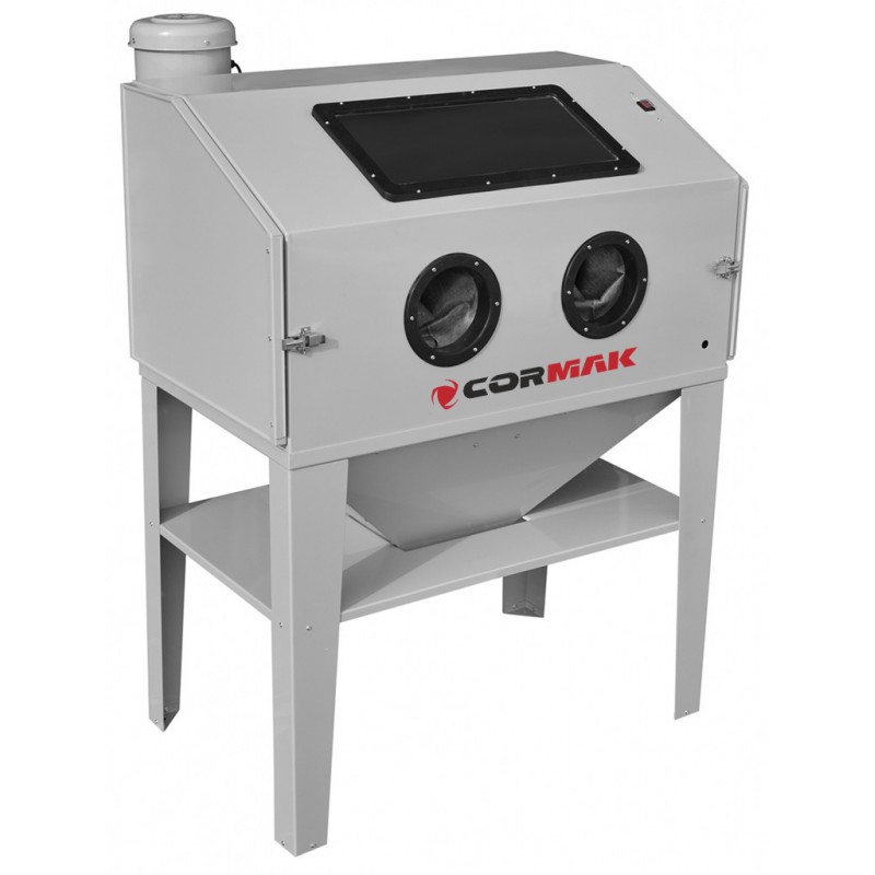 Sandblaster Cabinet 350L Side-Opening + DC15 | CORMAK