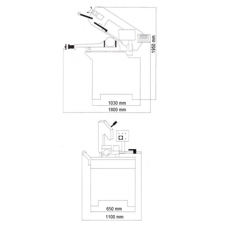 Metal Bandsaw CORMAK G5025 | Industrial Metal Cutting Bandsaw | CORMAK