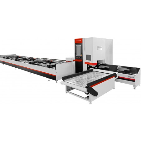Fibre Laser Cutter for Tubes and Profiles CORMAK LF60220 with Semi-Automatic Feeder | CORMAK