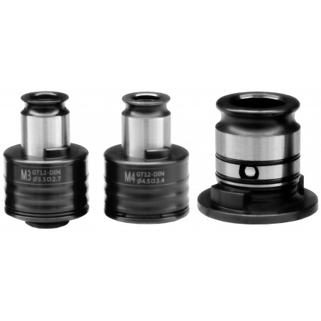 Tapping Collet Set M3, M4 with Adapter GT24–GT12 | CORMAK Accessories | CORMAK