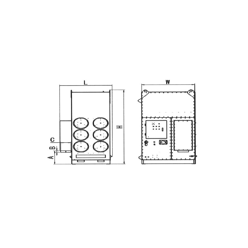 Industrial Extraction and Filtration Unit CORMAK LDC-6L for Fume and Dust | CORMAK