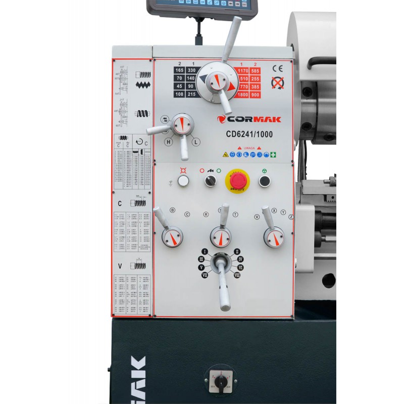 Universal Lathe CORMAK 410x1000 with Tools + Live Centre | CD6241/1000