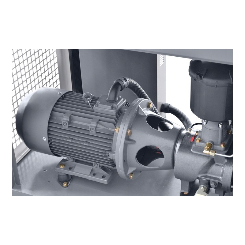 Skruvkompressor THEOR 20 – 15 kW – 2000 l/min + kylavfuktare N20S + vertikal tryckluftsbehållare 500 l