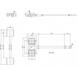 Machine Moving Skate Set CORMAK WL6+WF6 12t | Industrial | CORMAK