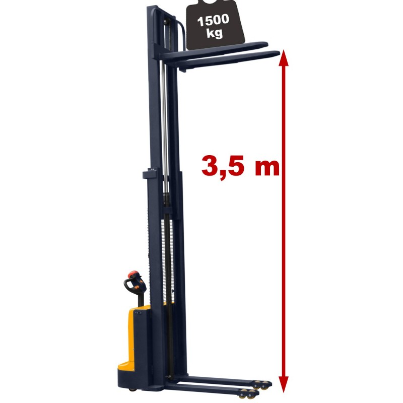 Elektrisk mastlyft Q10E35 (lyftkapacitet 1000 kg, lyfthöjd 3500 mm)