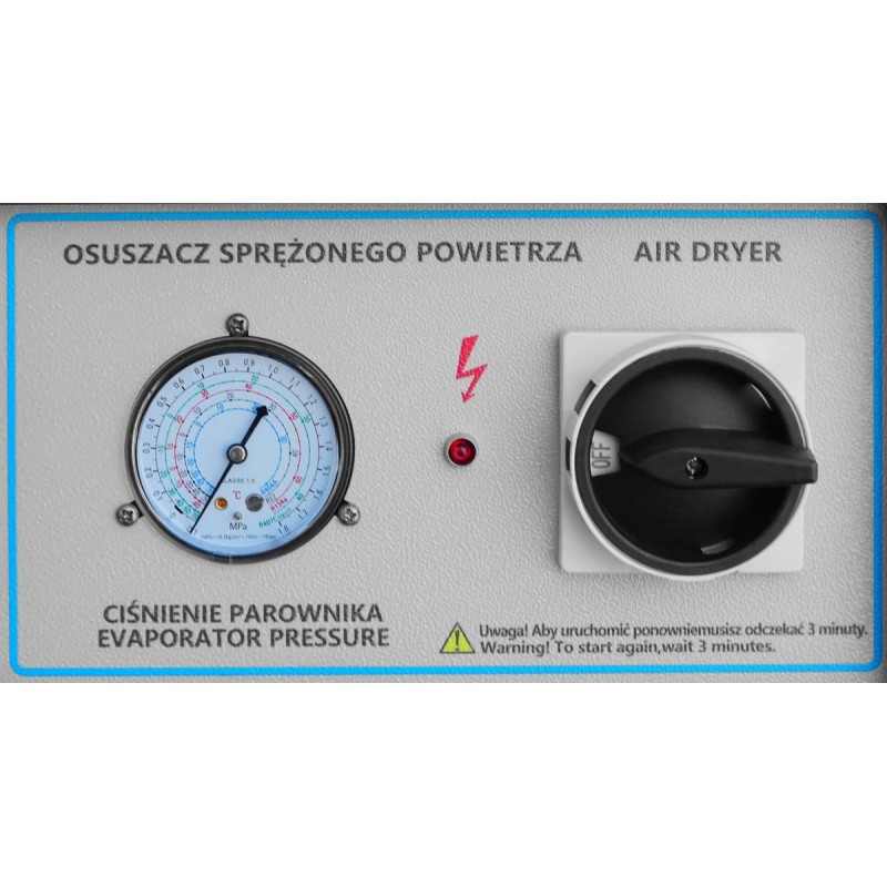 Skruvkompressor THEOR 20 – 15 kW – 2000 l/min + kylavfuktare N20S + vertikal tryckluftsbehållare 500 l