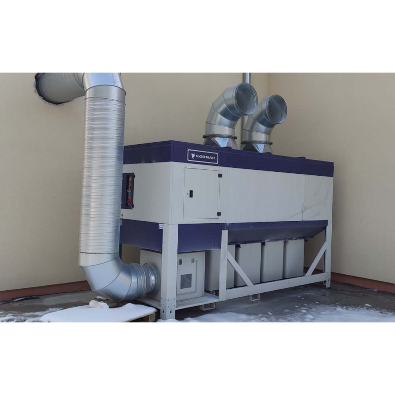 Industrial Wood Dust and Chip Extractor CORMAK DCV6500TC VIBER | Central Extraction System | CORMAK
