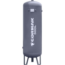 Vertical Air Tank 500L 20 bar with Accessories | CORMAK