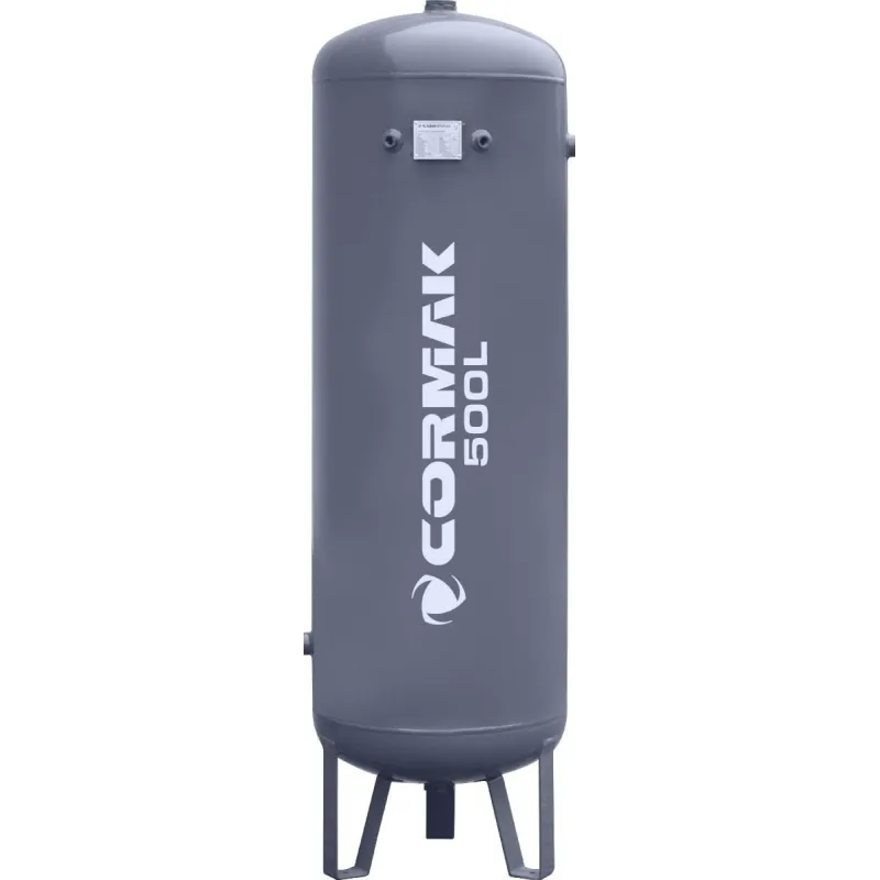 Vertical Air Tank 500L 20 bar with Accessories for Screw Compressor CORMAK