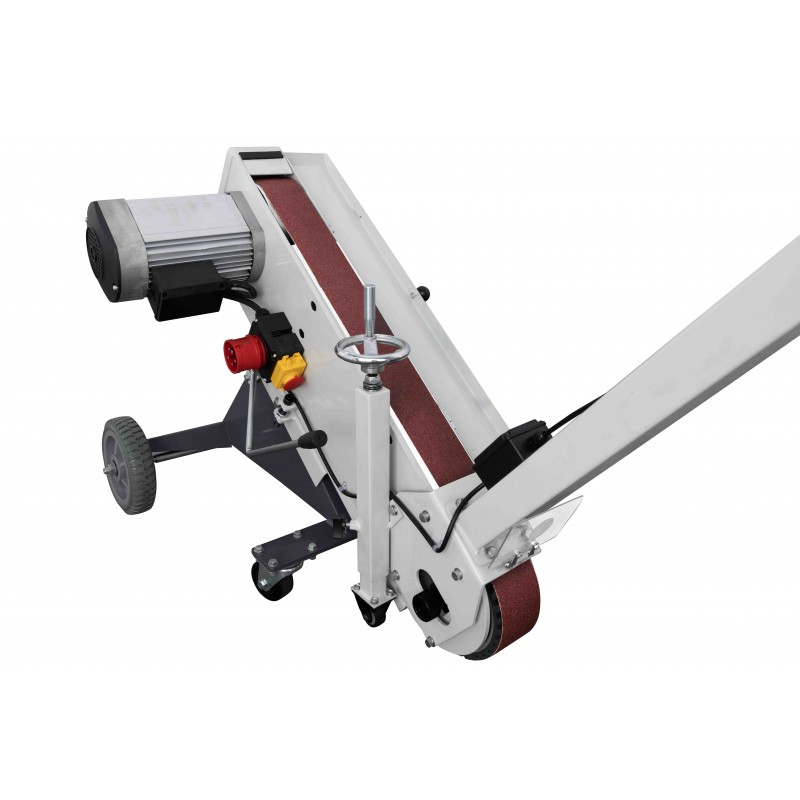 Mobile Belt Grinding Machine for Metal and Welds CORMAK PSM75 | Industrial Floor Grinder | CORMAK
