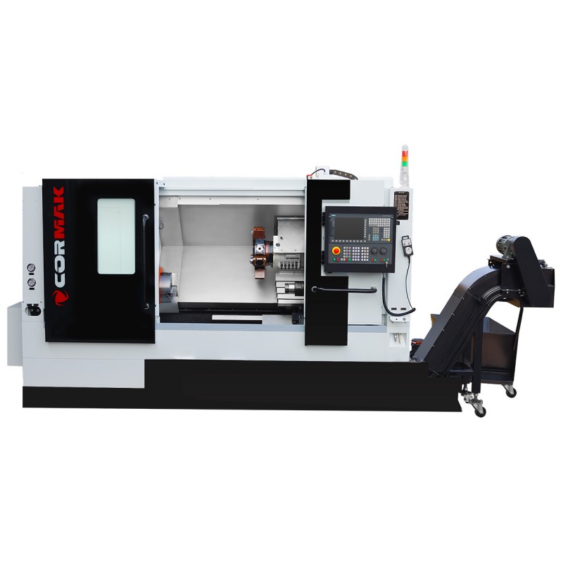 CNC Lathe CORMAK CK7150 LT12x750 with Driven Tools | Slant-Bed | CORMAK