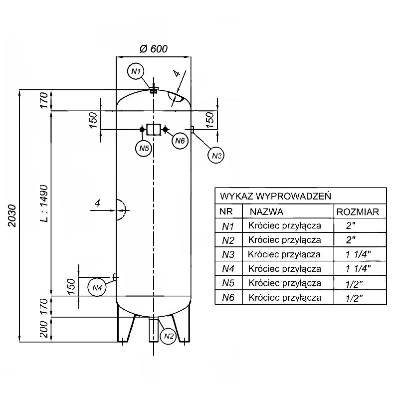 Screw Compressor Set CORMAK LUFT 700 with 500L Air Receiver | CORMAK