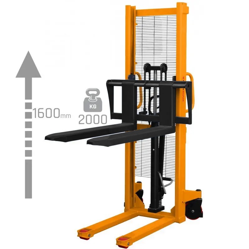 Hydraulic Manual Pallet Stacker CORMAK WRHS2016 2000kg 1600mm | CORMAK