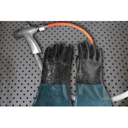 Kabinsandblästringsmaskin 350 L – övre öppning, för profiler KDP350TOPPLUS + avsug DC15