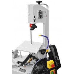 CORMAK BS128 HDRC 230 V bandsåg för metall + 2 sågblad M42 + 5 l Emulgol + ZW580
