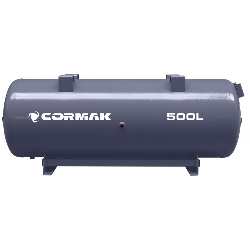 Tryckbehållare för tryckluft till kompressor, 11 bar, 500 liter, horisontell