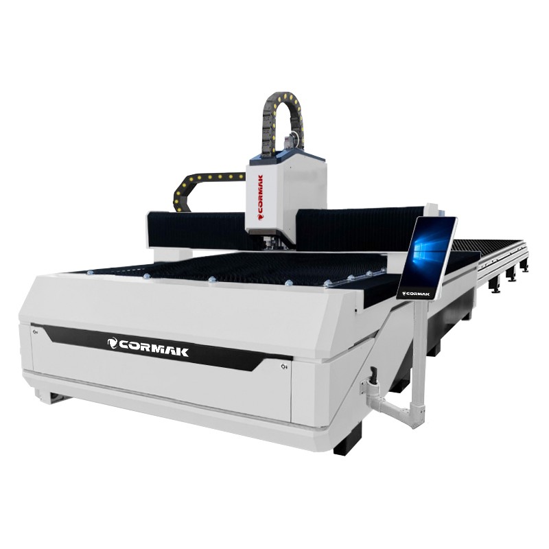 Fibre Laser Cutter CORMAK FIBER LF3015EPT 3000W with Exchange Table | Industrial Sheet Metal Laser | CORMAK