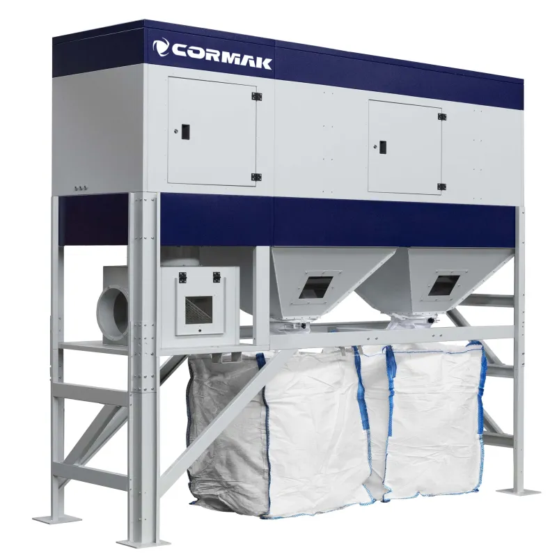 Industrial Wood Dust and Chip Extractor CORMAK SCV15000TC VIBER BIG-BAG