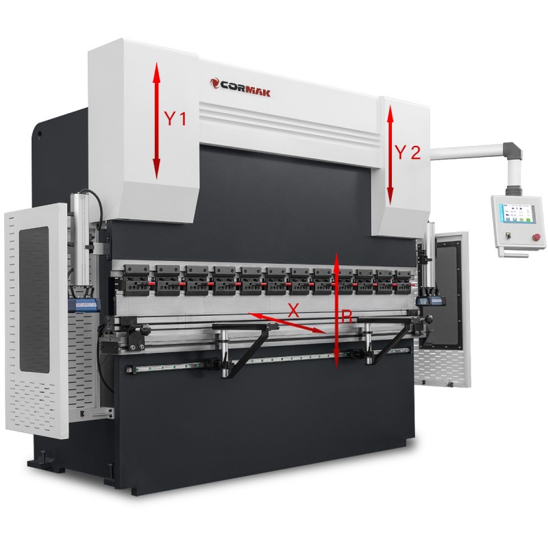 Hydraulic Press Brake CORMAK CNC SERVO EURO PB 200x2500 | Industrial Sheet Metal Bending Machine | CORMAK