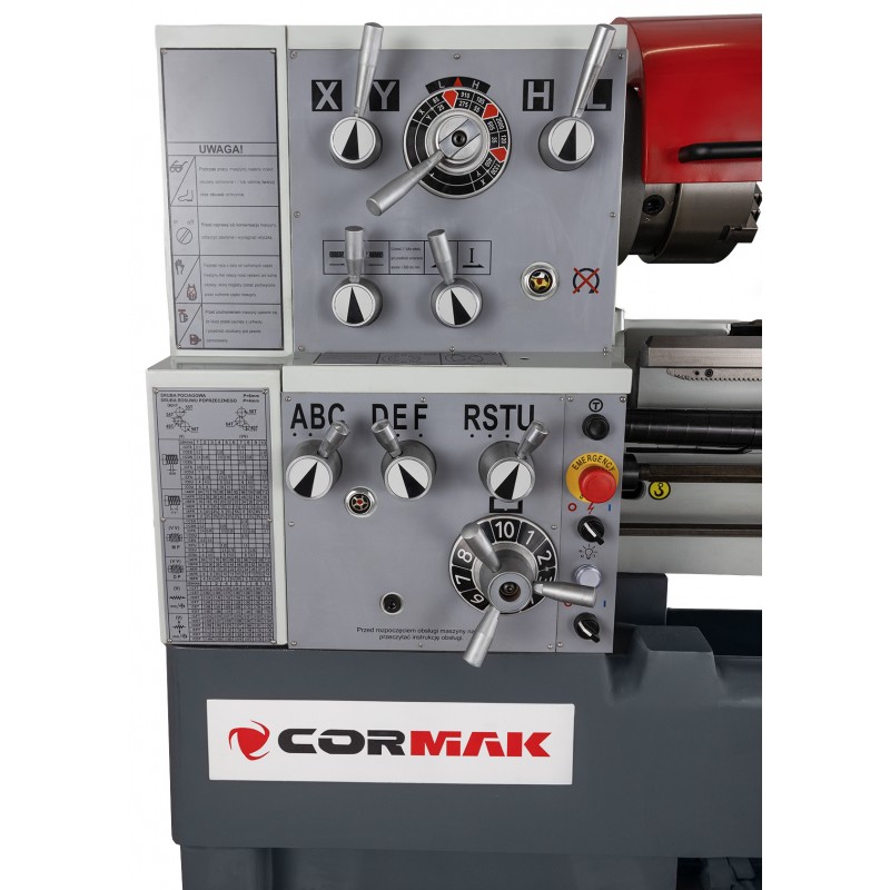 Conventional Universal Lathe CORMAK TORNADO 460x1500 with Tools | Industrial Metal Lathe | CORMAK