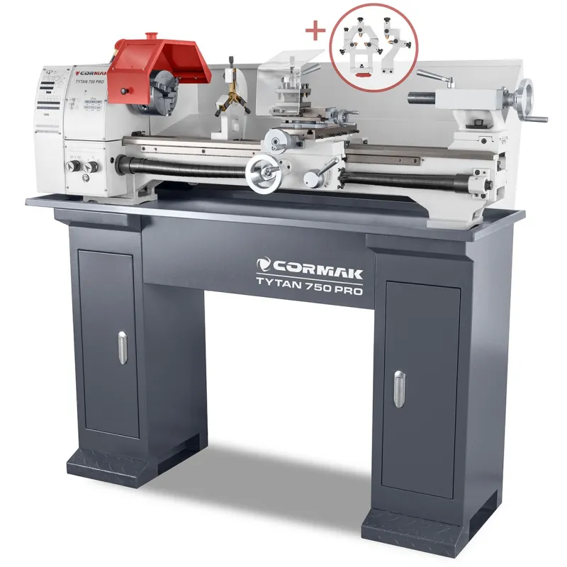 Conventional Universal Lathe CORMAK TYTAN 250x750 PRO 400V