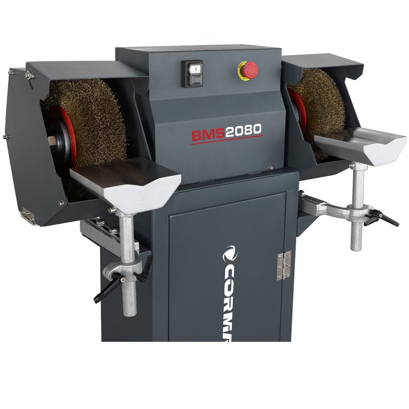 Brush Grinder Deburring Machine CORMAK BMS2080 with Stand | CORMAK