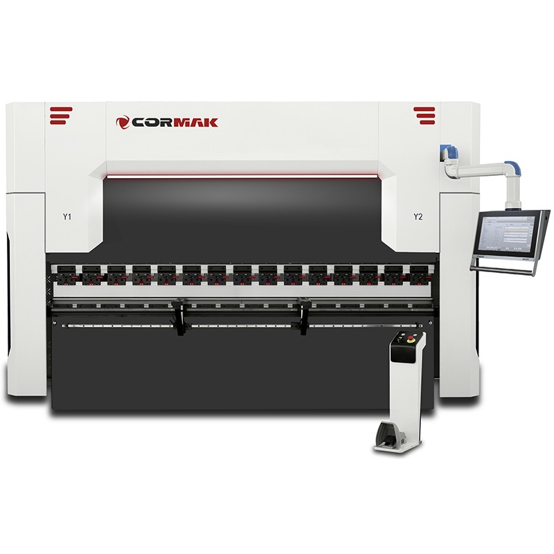 Hydraulic CNC Press Brake CORMAK CNC ULTIMATE 4+1 80×2500 DA-53TX | Industrial Sheet Metal Machinery | CORMAK