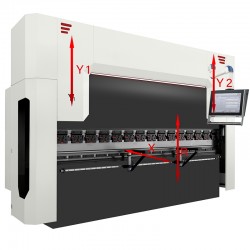 Hydraulic Press Brake CORMAK CNC ULTIMATE 4+1 200×3200 DA-53TX | Industrial Sheet Metal Machinery | CORMAK