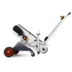 Mobile Belt Grinding Machine for Metal and Welds with Extraction CORMAK PSM75DC | Industrial Floor Grinder | CORMAK