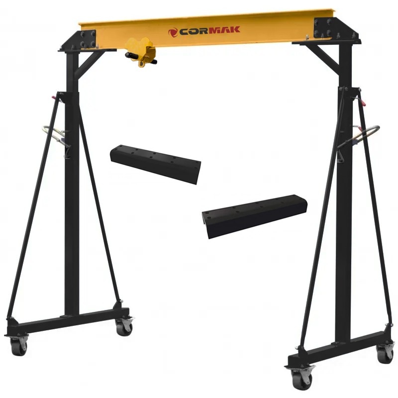 Mobile Gantry Crane CORMAK PK1 1T 1000kg Adjustable Height | CORMAK