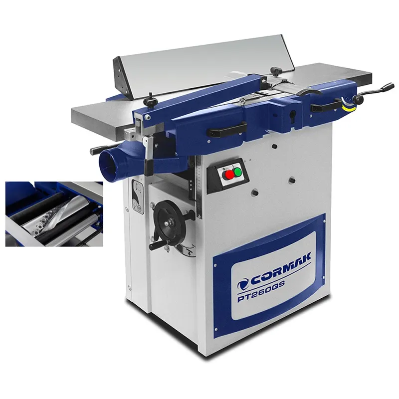 Planer-Thicknesser CORMAK PT260QS with Spiral Cutterhead