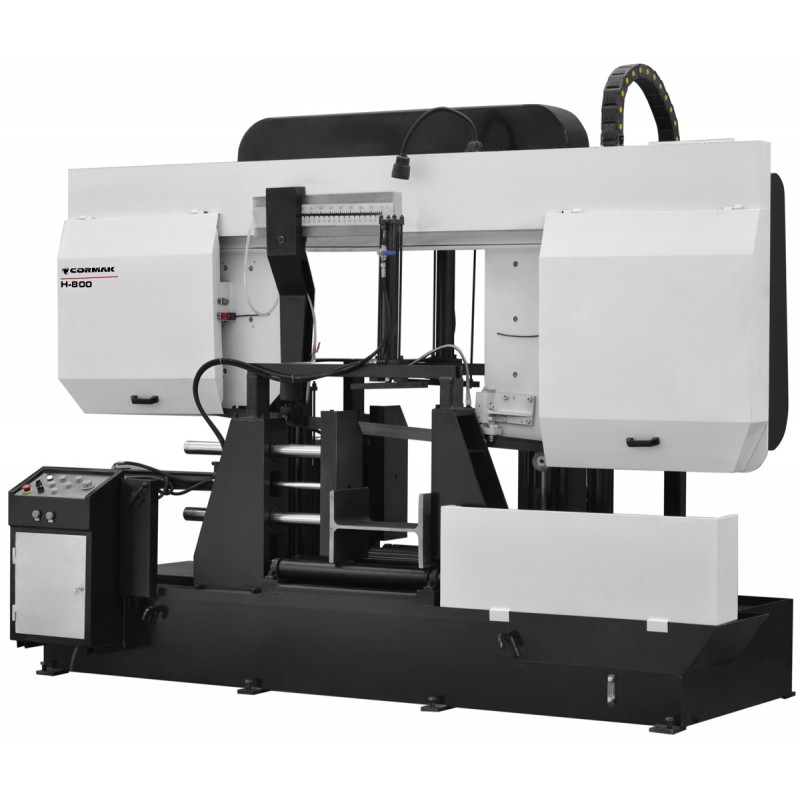 Semi-Automatic Metal Bandsaw CORMAK BS1200H | Dual-Column Industrial Saw | CORMAK