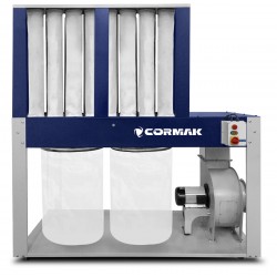 Industrial Wood Dust and Chip Extractor CORMAK DCV8900E+ | Central Extraction System | CORMAK