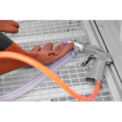 Kabinsandblästringsmaskin 220 L – sidöppning KDP200