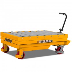 Platform Scissor Lift Trolley with Rollers CORMAK TA50R 500kg 1000mm | CORMAK