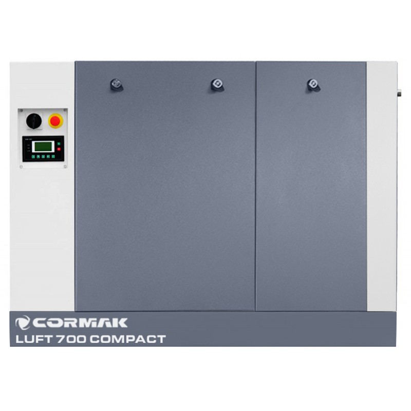 Screw Compressor CORMAK LUFT 700 COMPACT 5.5kW 650L/min 10bar with Integrated Air Dryer