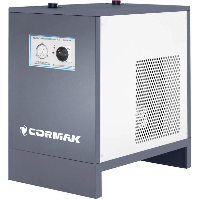 Skruvkompressor LUFT 700 – 5,5 kW – 650 l/min + kylavfuktare N10S + vertikal tryckluftsbehållare 500 l