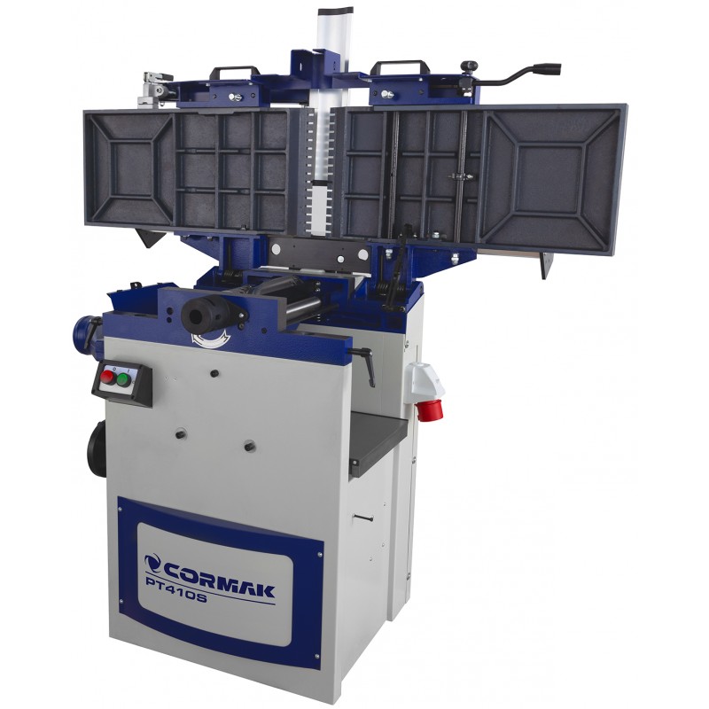 Planer-Thicknesser CORMAK PT410S with Spiral Cutterhead | 410 mm Industrial Wood Planer | CORMAK
