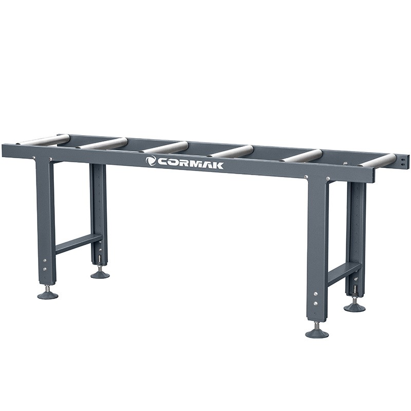 Roller Conveyor 1.8m with 6 Rollers CORMAK | Industrial Roller Track | CORMAK