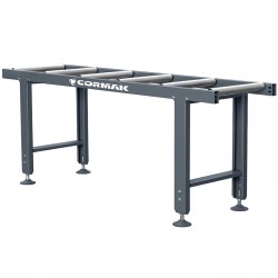 Roller Conveyor 1.8m with 6 Rollers CORMAK | Industrial Roller Track | CORMAK