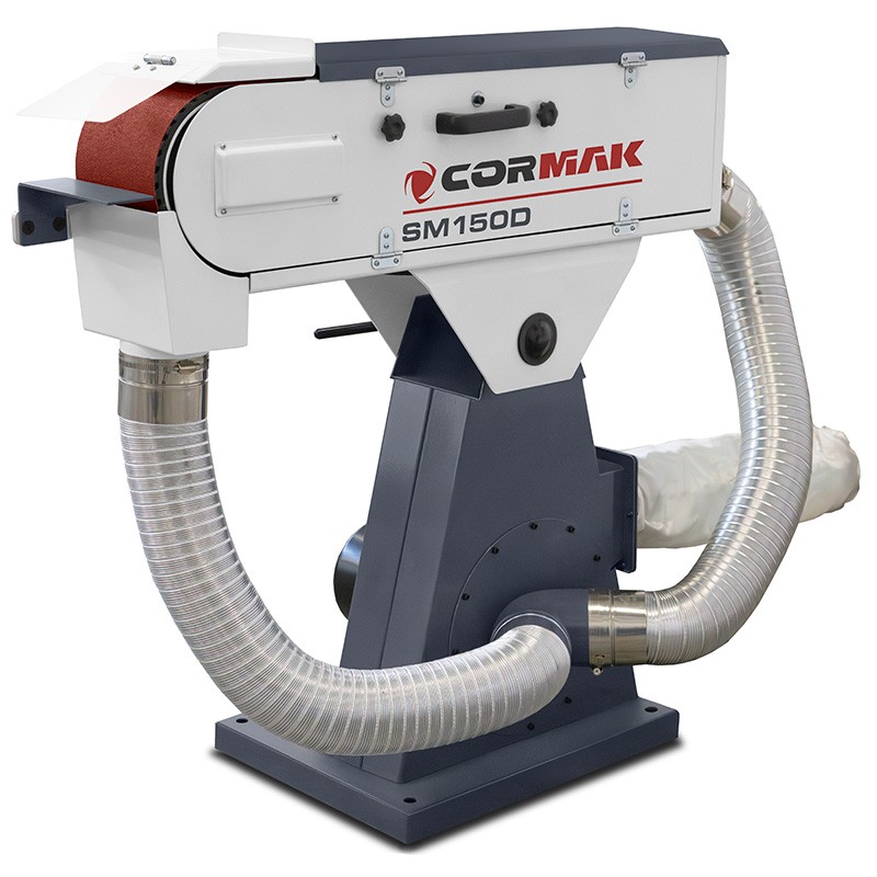 Metal Belt Grinder CORMAK SM150D with Extraction | CORMAK Manufacturer