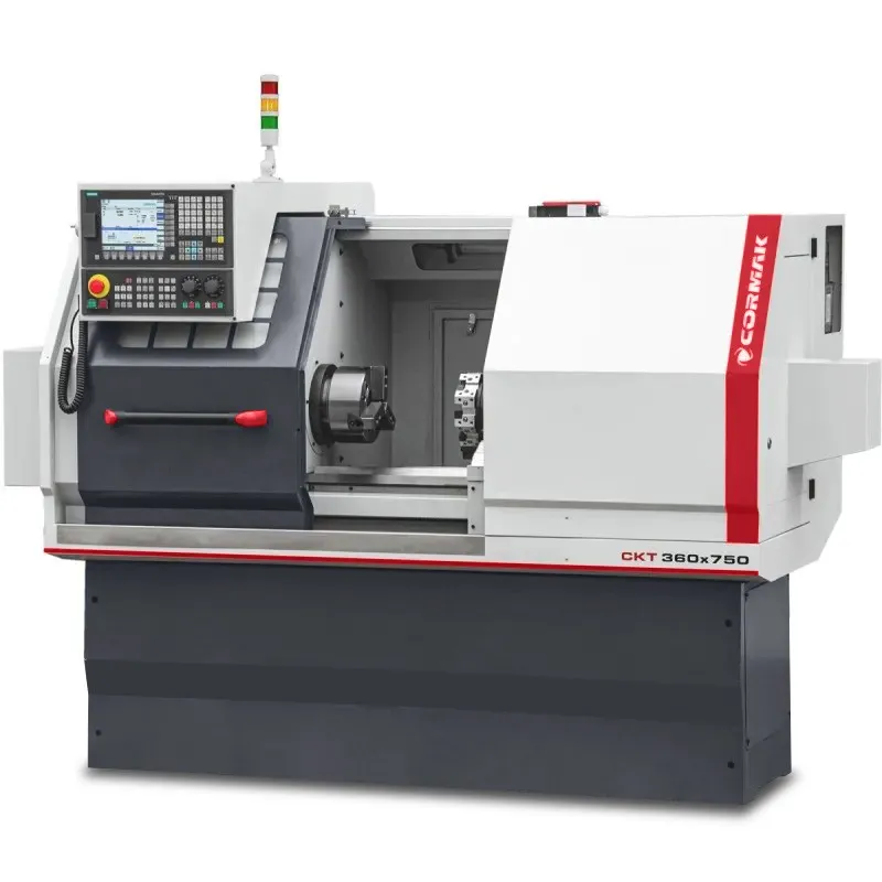 CNC Lathe CORMAK CKT360x750 with Hydraulic Chuck and SIEMENS SINUMERIK