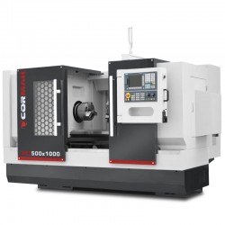 CNC Lathe CORMAK CKT 500x1000 – Hydraulic Chuck, Siemens Sinumerik 808D | Precision Metal Turning Machine