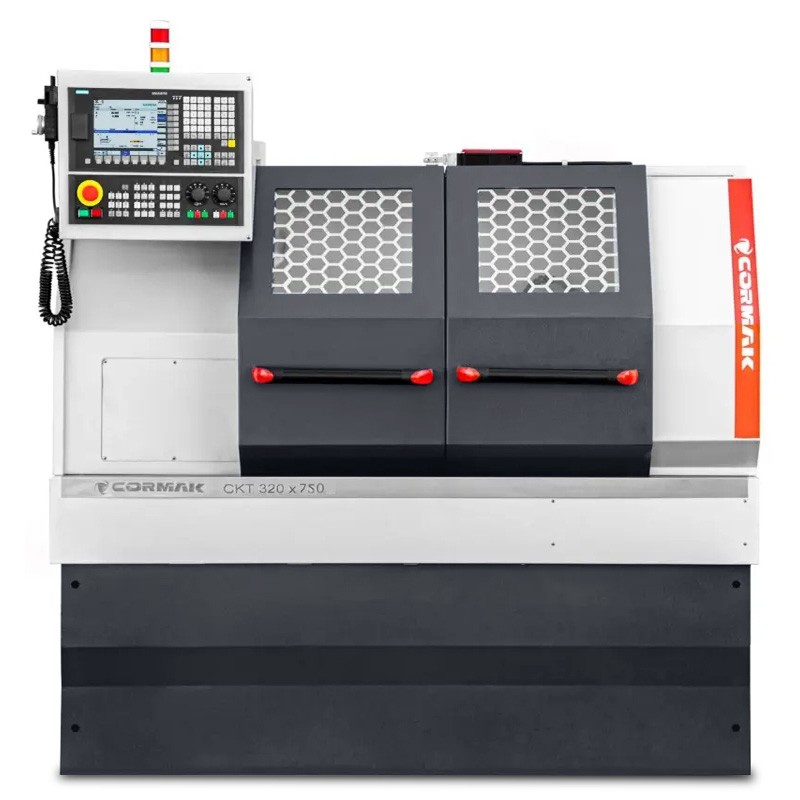 CNC Lathe CORMAK 320x750 Hydraulic Chuck – Precision and Power | CORMAK