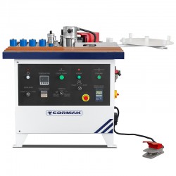 Semi-Automatic Edge Banding Machine CORMAK EBM360B for Straight and Curved Edges 0–14m/min