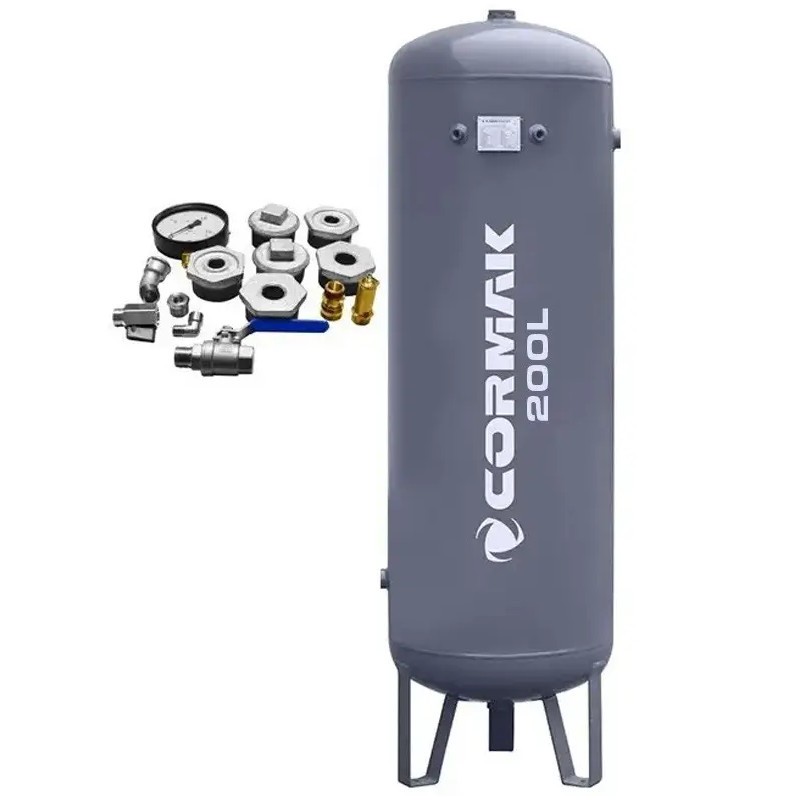 Screw Air Compressor Set CORMAK LUFT 700 VSD+PM 5.5kW + Dryer + 200L | CORMAK